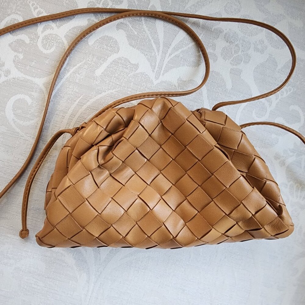 BOTTEGA VENETA Nappa Intrecciato The Mini Pouch in Cob